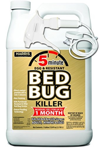 Picture of Harris Engineering GOLDBB-128 Harris 5 Minute Bed Bug Killer, Odorless & Non Staining Formula (128oz) (PK-4-EA)