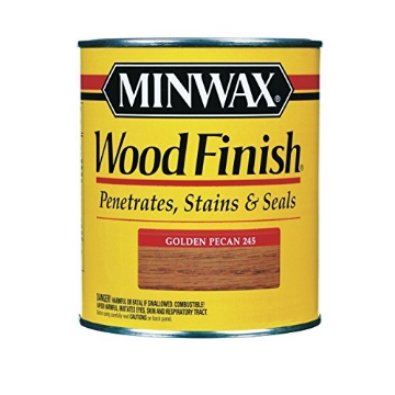 Picture of Minwax 70041444 Minwax Wood Finish Semi-Transparent Golden Pecan Oil-Based Wood Stain 1 qt. (PK-4-EA)
