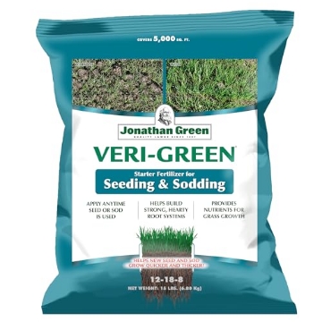 Picture of JONATHAN GREEN & SONS INC 16007 Jonathan Green (16007) Veri-Green Starter Fertilizer for Seeding & Sodding - 12-18-8 Starter Lawn Fertilizer (5,000 Sq. Ft.) (EA)