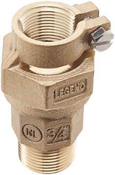 Picture of LEGEND VALVE & FITTINGS INC 313-204NL Standard Plumbing Supply 313-204NL LEGEND VALVE AND FITTING T-4300 No Lead Copper Tube Size Pack Joint with Male Iron Pipe Water Service Coupling Socket, 3/4" (EA)