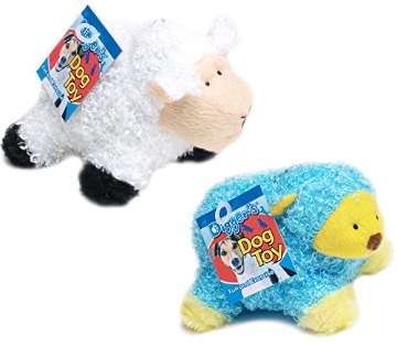 Picture of Boss Products Usa Llc A08849 Boss Pet Plush Cuddly Sheep Shaggies with Squeaker Dog Toy (EA)