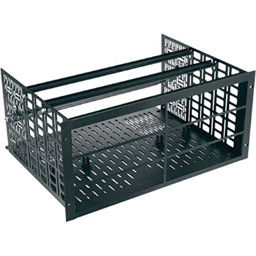 Picture of LEGRAND AV RSHA-SONOS-AMP6 Middle Atlantic Products - RSHA-SONOS-AMP6 - Middle Atlantic Custom Shelf for (6) Sonos Amps, 5RU, 14D, Anodized - 5U Rack Height x 19 Rack Width - Rack-mountable - Black Powder Coat, Brushed Black - (EA)