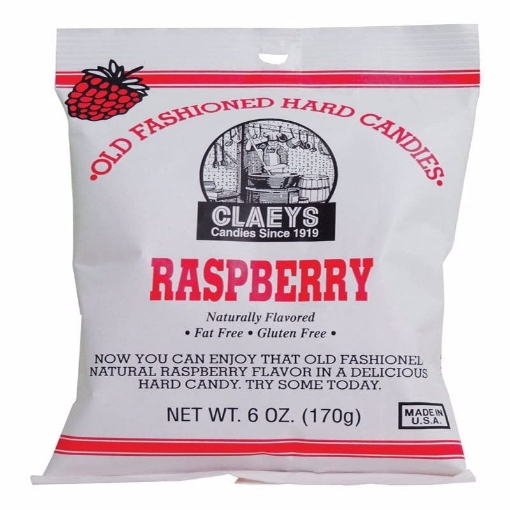 Picture of CLAEYS CANDY INC 616 CLAEYS Old Fashioned Raspberry Hard Candy 6 oz. (EA)