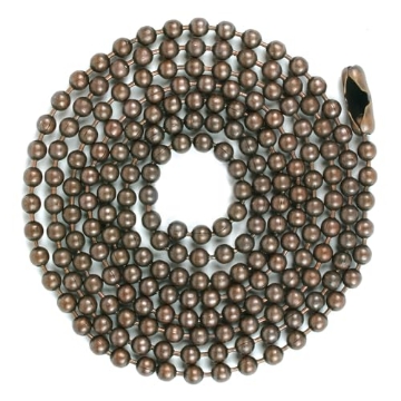 Picture of JANDORF SPECIALTY HARDWARE 60352 Beaded Chain #6, 3' with Connector – Rustic Antique Finish (EA)