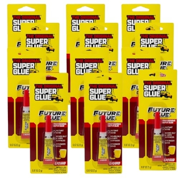 Picture of FUTURE PROMO INC 11710042 Super Glue: Original Future Glue, 0.07 OZ - Heavy Duty, Strong Glue for Plastic, Wood, Rubber, Ceramic Repair, and More, 12 Packs (PK-12-EA)