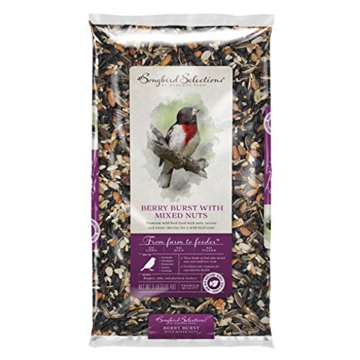 Picture of SONGBIRD SELECTIONS 13629 Global Harvest Foods+Songbird+Selections+Chickadee+and+Nuthatch+Wild+Bird+Food+Fruits+and+Nuts+-+Case+of%3a+1%3b (EA)