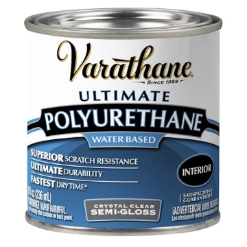 Picture of Varathane 200161H Varathane Water-Based Ultimate Polyurethane, Half Pint, Semi-Gloss (EA)