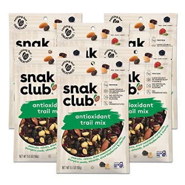 Picture of CENTURY SNACKS LLC 1721441 Snak Club Antioxidant Trail Mix 5.5oz (Pack of 6 Resealable Bags) (PK-6-EA)