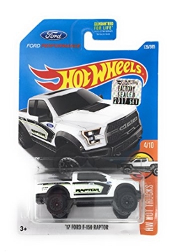 Picture of Hot Wheels C4982 Hot Wheels 2017 HW Hot Trucks '17 Ford F-150 Raptor 129/365, White (PK-72-EA)