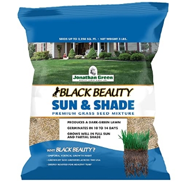 Picture of JONATHAN GREEN & SONS INC 12002 Jonathan Green (12002) Black Beauty Sun & Shade Grass Seed - Cool Season Lawn Seed (3 lb) (EA)