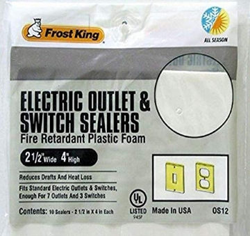 Picture of FROST CUTLERY CO OS12H Frost King OS12H Outlet and Switch Sealer Multi-Pack , White (EA)