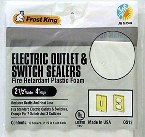 Picture of FROST CUTLERY CO OS12H Frost King OS12H Outlet and Switch Sealer Multi-Pack , White (EA)