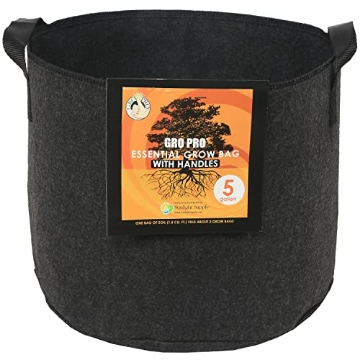Picture of GRO PRO ROUND HGC725322 Gro Pro Essential Round Fabric Pot w/Handles - Made of Non-Woven, Breathable Fabric, 5 gal. (EA)
