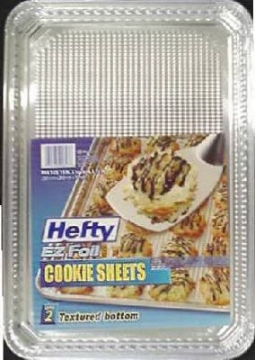 Picture of Hefty 00Z90827 Hefty 00Z90827 E Z Foil Cookie Sheet, 15.25 x 10.5 x 1-in., 2-Pk. - Quantity 12 (PK-12-EA)