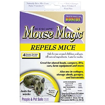 Picture of BONIDE PRODUCT 865 Bonide Mouse Magic Mouse Repellent Scent Packs, 4 Ready-to-Use Packs for Indoor & Outdoor Rodent Control, People & Pet Safe (EA)