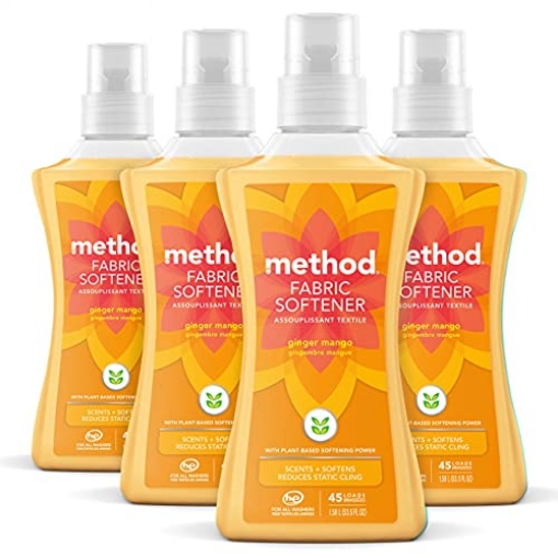 Picture of Method Products, Inc 16534 Method Fabric Softener; Ginger Mango; 53.5 Fl Oz (Pack of 4), Packaging May Vary (PK-4-EA)