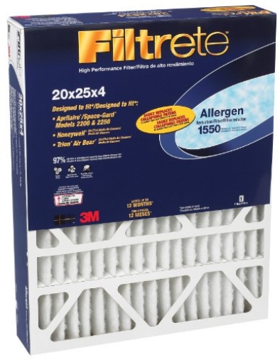 Picture of 3M NDP03-4IN-4 3M DP03DC-4 20" X 25" X 4" Allergen Reduction Filters 1550 (PK-4-EA)