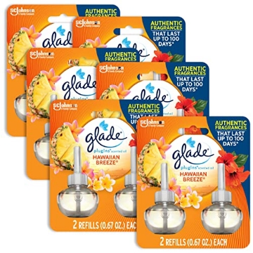 Picture of Glade 21749 Glade Plugins Scented Oil Hawaiian Breeze Refill 1.34 Fluid Ounce 2 Count (Pack of 6) (PK-6-EA)