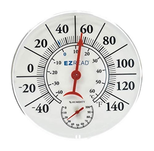 Picture of HEADWIND 840-0209 8" Dial Thermometer/Hygrometer, 840-0209 (PK-5-EA)
