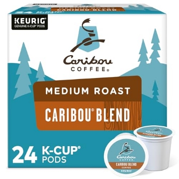 Picture of KEURIG GREEN MOUNTAIN INC GMT6992 Caribou Coffee Keurig Single-Serve K-Cup Pods, Caribou Blend Medium Roast Coffee, 24 Count (BX-24-EA)