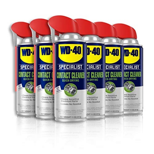 Picture of WD-40 Company 30055 WD-40 Specialist Contact Cleaner Spray, 11 oz. [6-PACK] (PK-6-EA)