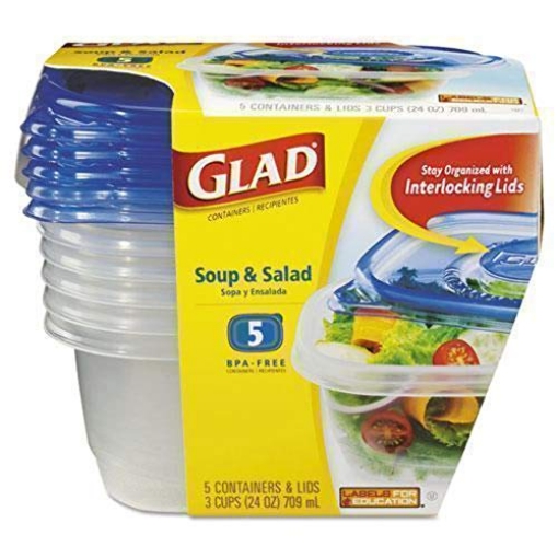 Picture of GLAD 60796 GLADWARE SOUP&SALAD5CT (EA)