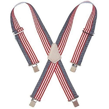 Picture of CLC 110USA-CS CLC 4.25 in. L x 2 in. W Nylon Adjustable Suspenders Blue/Red/White One Size Fits Most 1 pair (PK-6-EA)