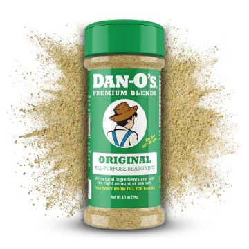Picture of DANOS SEASONING LLC DO35-1PK Dan-O's Original Seasoning, 3.5 oz Bottle, All Purpose Seasoning for Chicken, Turkey, Beef, Veggies and More, Sugar Free, Zero Calorie, Use this Spice Blend to Craft a Marinade, Dry Rub or Sauce (EA)