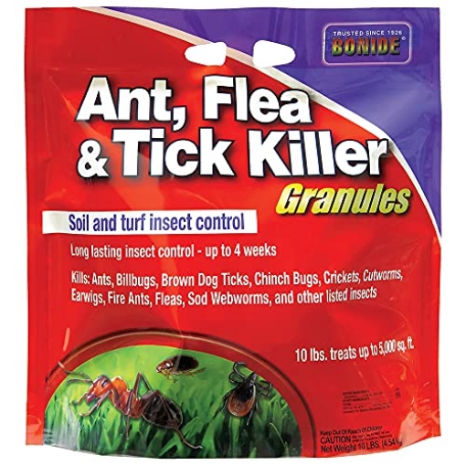 Picture of BONIDE PRODUCT 60613 Bonide Ant, Flea & Tick Killer Granules, 10 lbs. Ready-to-Use Pellets for Long Lasting Bug Control in Lawn and Garden (EA)