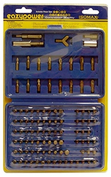 Picture of Eazy Power 81962 Eazypower 81962 100Piece Screwdriver Bit Assortment in Heavy Duty Storage Case, (1 Setper Pack) (EA)
