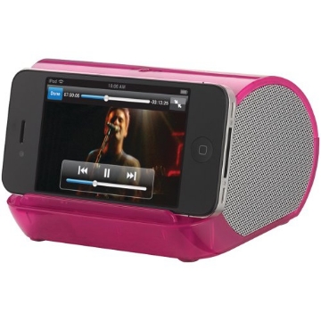 Picture of IHOME(R) iHM9PT iHome Portable Speaker Syst. Pink Tr (EA)