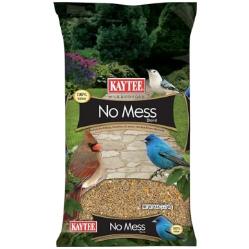 Picture of KAYTEE PRODUCTS INC. 100061909 Kaytee Wild Bird No Mess Food Seed Blend For Blue Jays, Woodpeckers, Juncos, Cardinals, Grosbeaks, Sparrows, and Finches, 5 Pound (EA)