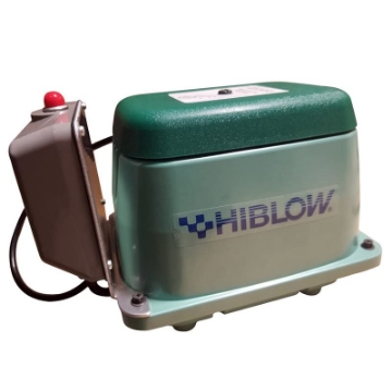 Picture of HIBLOW USA INC HP-80-010A Hiblow HP 80A .1 hp 1056 GPH Aluminum Switchless Septic Air Pump - Total Qty: 1 (EA)