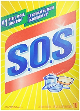 Picture of S.O.S 98021 S.O.S Steel Wool Soap Pads, 18 ct (EA)