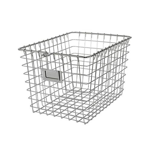 Picture of Ashley Chloe Inc 47870 Spectrum Diversified Wire Storage Basket, Small, Chrome (EA)