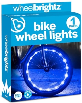Picture of BRIGHTZ L2392 brightz Bike Wheel Lights (1 Tire) Pink Bike Lights for Night Riding Pink Bicycle Lights Front & Rear Bicycle Accessories for Girls Bike Accessories Cool Present Gift 5 6 7 8 11 12 13 Year Old Girls (EA)
