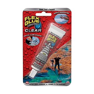 Picture of SWIFT GREEN FILTERS(TM) GFSCLRMINI-8 Flex Glue, Mini, Clear, Super Strong, Transparent, Rubberized Waterproof Adhesive, Works Underwater, Use on Pools, Showers, Outdoors, Concrete, Brick, Pavers, Masonry, UV Resistant (EA)