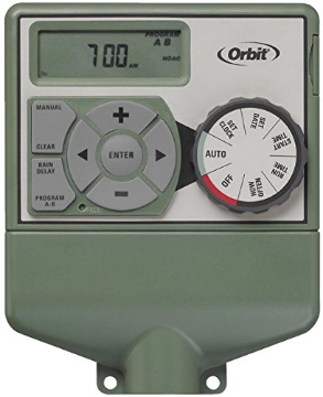 Picture of ORBIT IRRIGATION PRODUCTS INC 57596 Orbit 57596 Easy Dial 6-Station Indoor Sprinkler Controller, Green (EA)