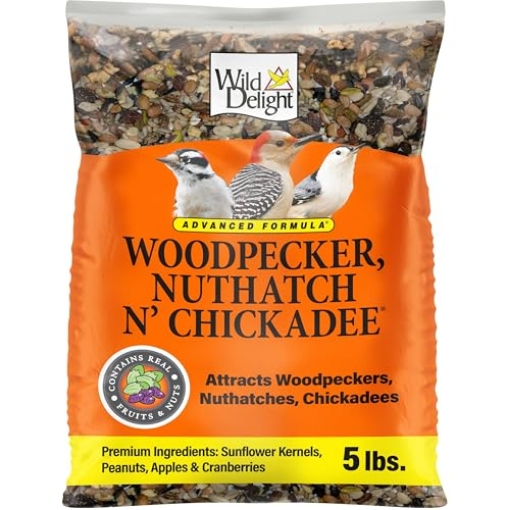Picture of Wild Sales 364050 Wild Delight Woodpecker, Nuthatch N' Chickadee Food, 5 lb (EA)