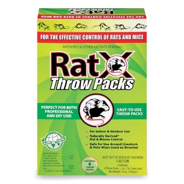 Picture of RATX 620103 RatX Throw Packs- for All Species of Rats and Mice Safe Around Pets (EA)