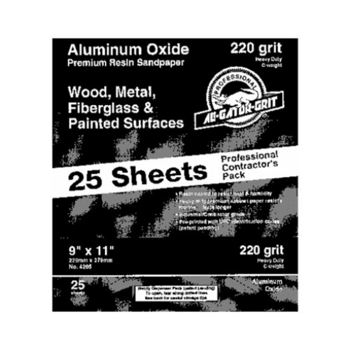 Picture of GATOR 3262 Gator 11 in. L x 9 in. W 150 Grit Fine Aluminum Oxide Sandpaper 1 pk (PK-25-EA)