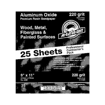 Picture of GATOR 3261 Gator 11 in. L x 9 in. W 180 Grit Extra Fine Aluminum Oxide Sandpaper 1 pk (PK-25-EA)