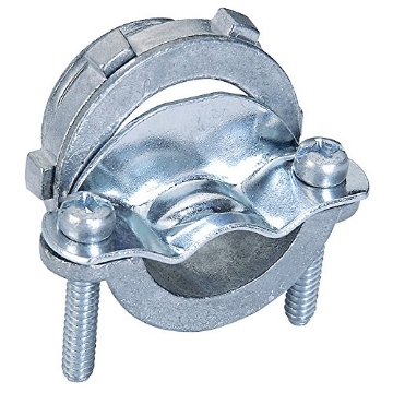 Picture of GAMPAK 49663 Sigma Engineered Solutions 49663 ProConnex Nm/Se Clamp Type Connector Conduit Fitting, 1-Inch, Gray (EA)