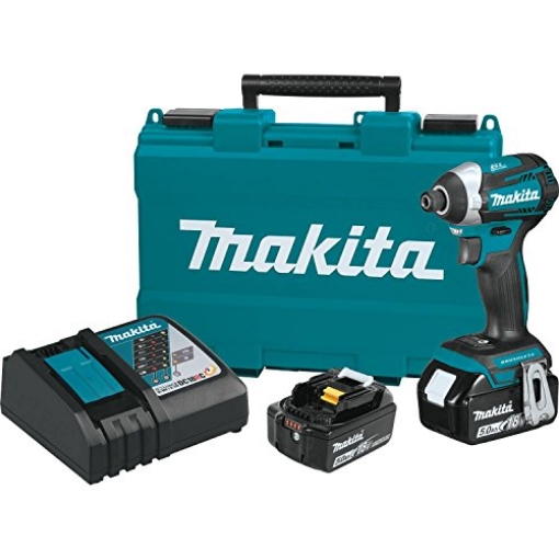 Picture of Makita XDT14T Makita XDT14T 18V LXT® Lithium-Ion Brushless Cordless Quick-Shift Mode™ 3-Speed Impact Driver Kit (5.0Ah) (EA)