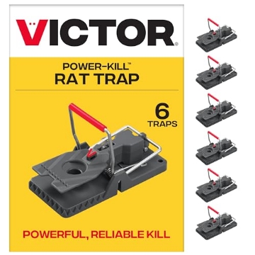 Picture of Victory Innovations Co. M144B Victor M144B Instant Power-Kill Easy Set Reusable Rat Trap - 6 Traps (PK-6-EA)