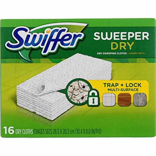 Picture of Swiffer 80374618 Swiffer 31821 Swiffer Dry Refills 16 Count (EA)