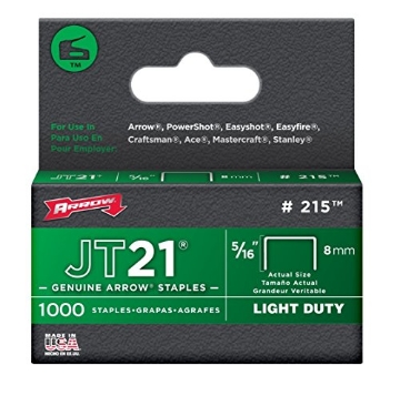 Picture of ARROW FASTENER CO LLC 215 Arrow Fastener 215 5/16" JT21 Staples (PK-5-EA)