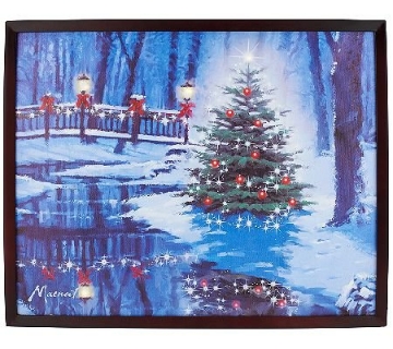 Picture of MR CHRISTMAS INC 10893AC Illuminart 20" x 16" LED Backlit Canvas Art (EA)