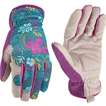 Picture of WELLS LAMONT 7753S-990 Wells Lamont Women's Botanical Print Slip-On High Dexterity Work and Gardening Gloves, Small (7753S) (EA)