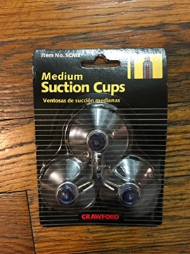 Picture of CRAWFORD SCM3 SUCTION CUP HOOK MDM 3PK (PK-12-EA)